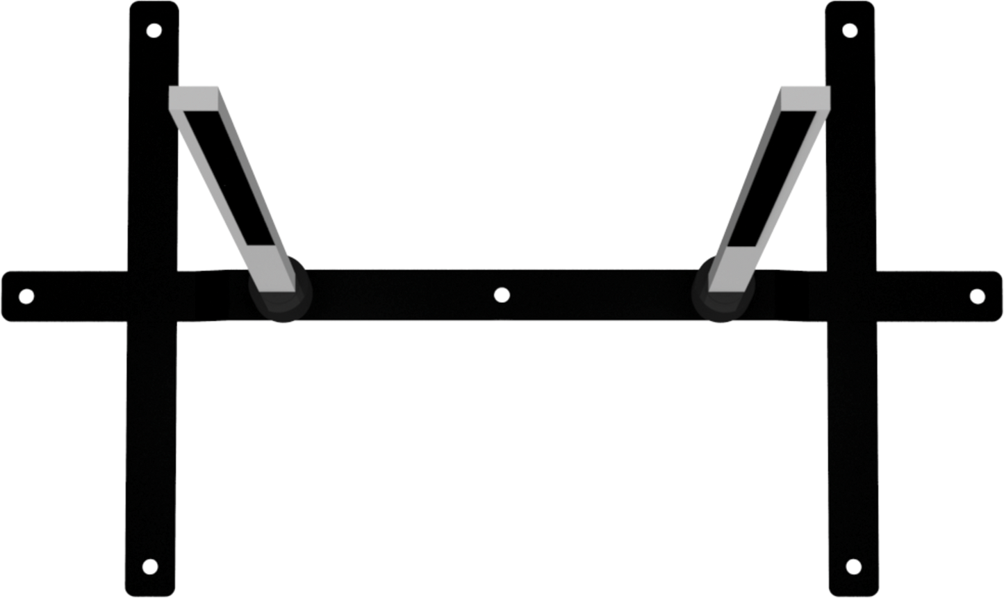 5ft Contour Outdoor Sign Wave 2 Plate Base (Hardware Only)