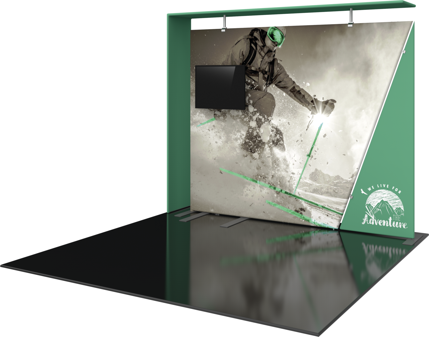 10ft Formulate Designer Series Kit 08 Fabric Backwall (Graphic Package)