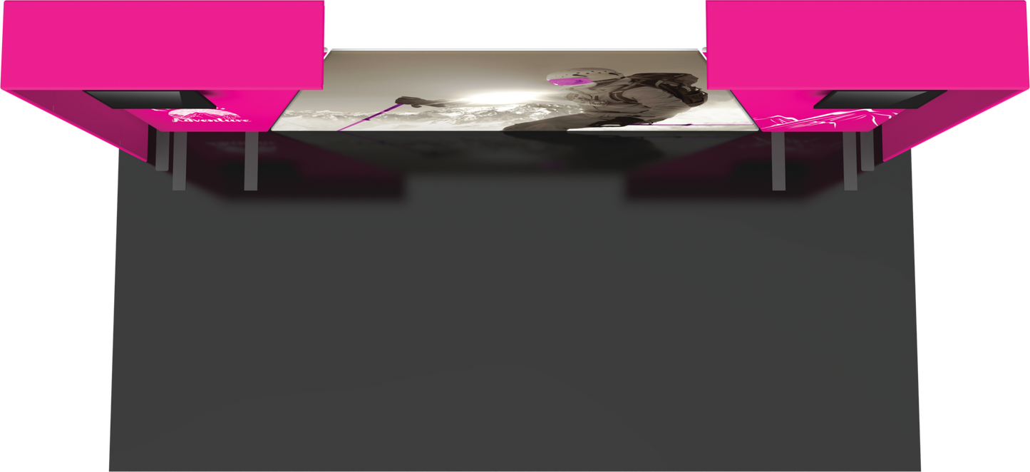 20ft Formulate Designer Series Kit 07 Fabric Backwall (Graphic Only)