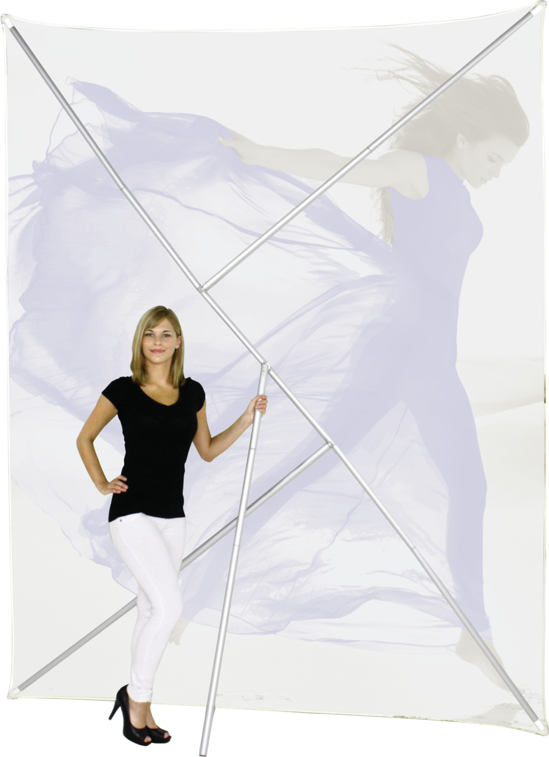 10ft x 8ft Formulate Lite Tension Fabric Backwall Landscape Frame (Hardware Only)