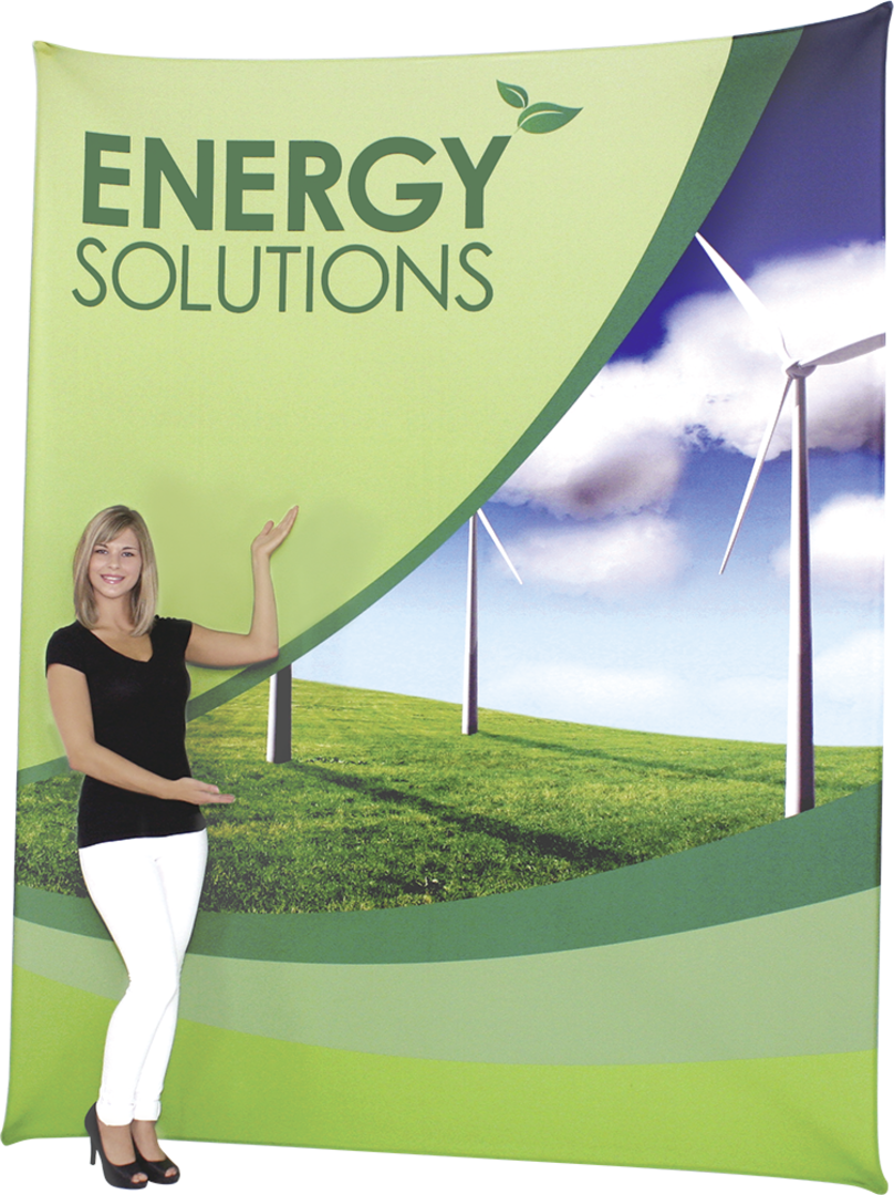 8ft x 10ft Formulate Lite Tension Fabric Backwall Portrait (Graphic Only)