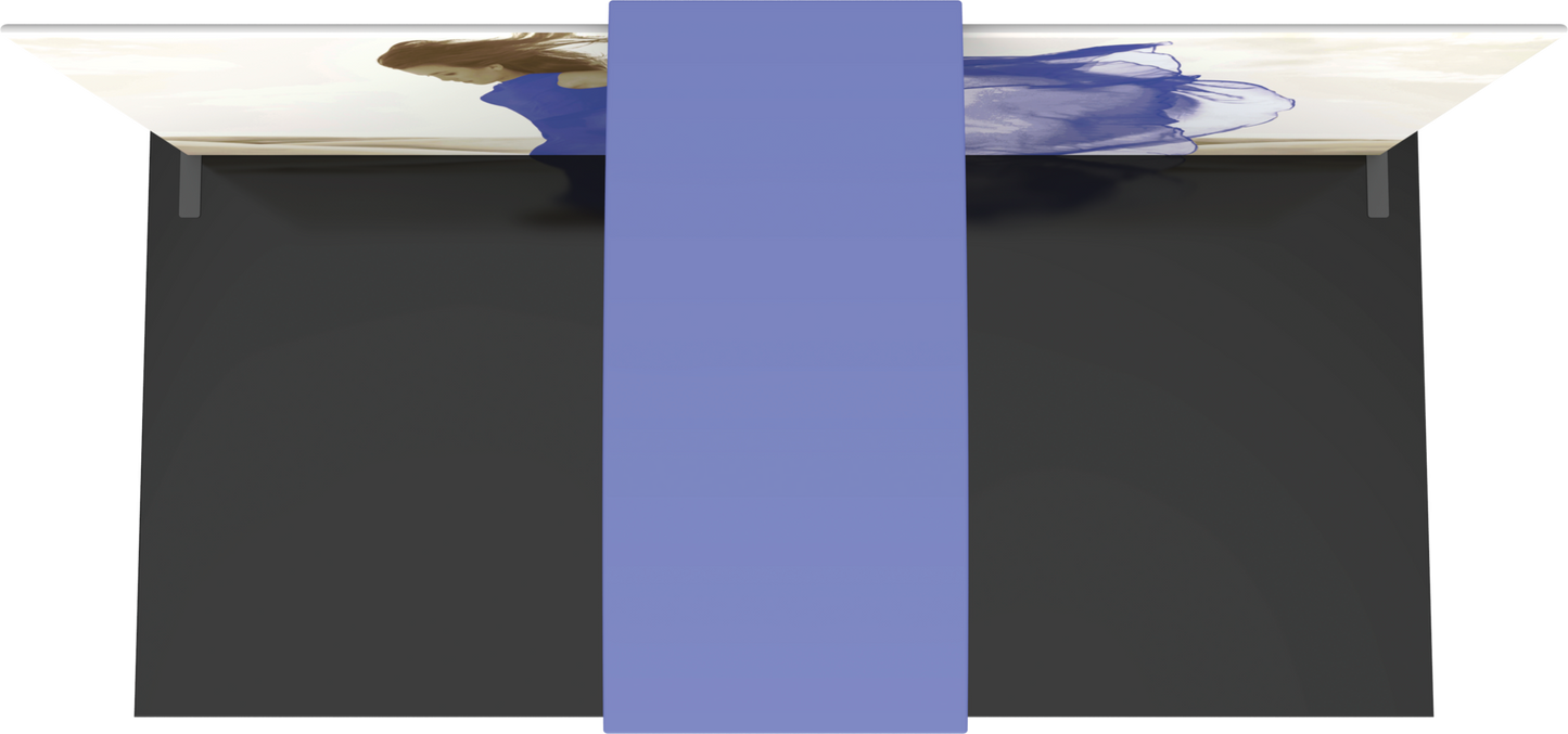 4.5ft x 8ft Formulate Master Backwall Accent 06 Canopy w/ Custom Graphic & Tabletop (Graphic Package)