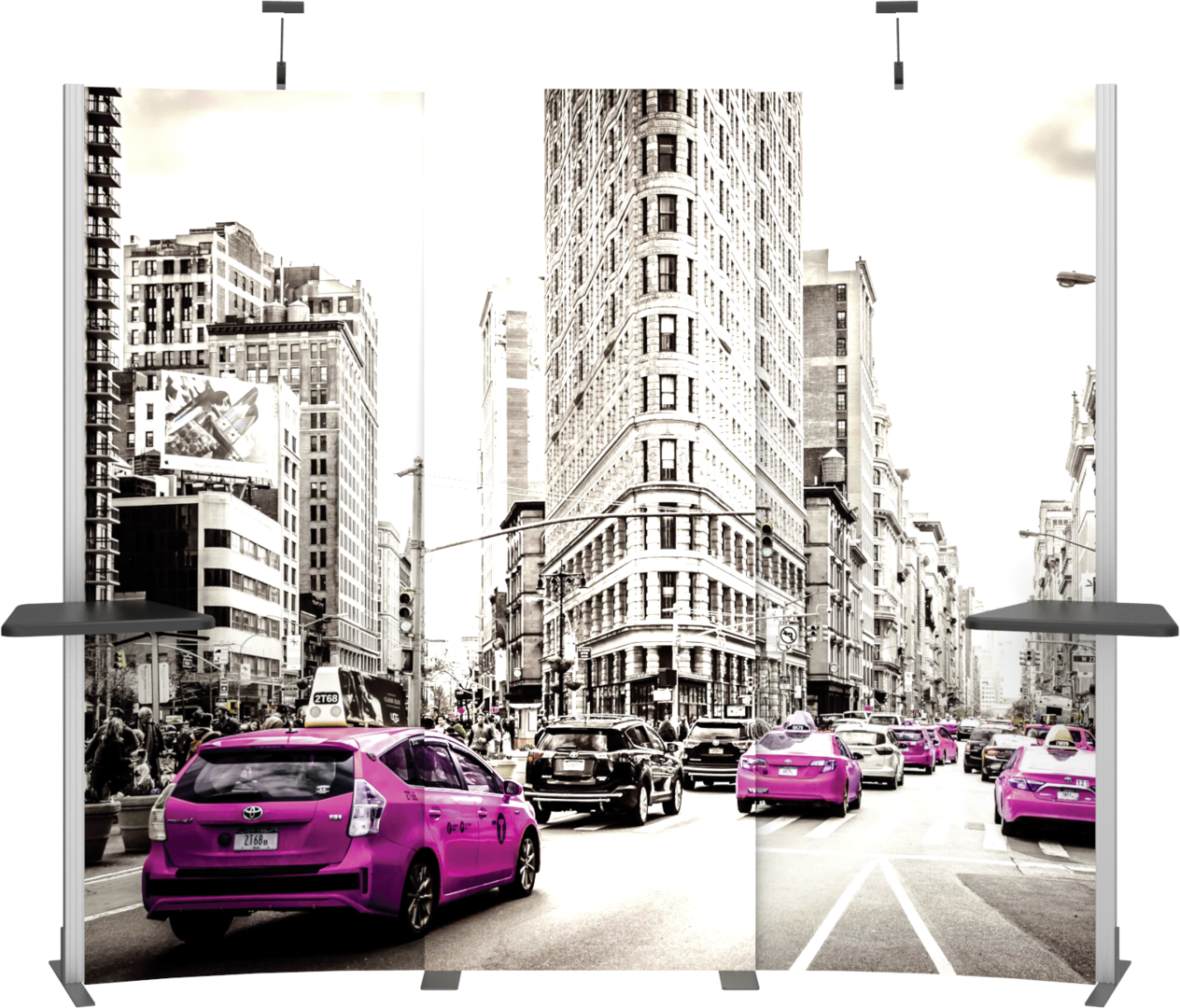 10ft x 10ft Hybrid Pro Modular Backwall Kit 01 (Graphic Package)