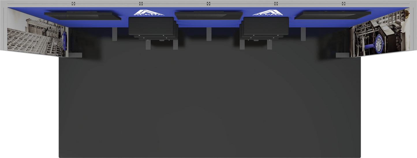 20ft x 10ft Hybrid Pro Modular Backwall Kit 22 (Graphic Only)