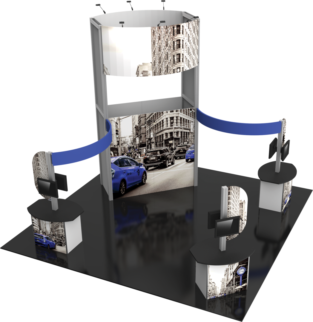 20ft x 20ft Hybrid Pro Modular Island Kit 17 (Hardware Only)