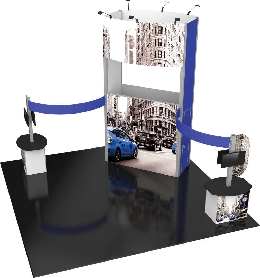 20ft x 20ft Hybrid Pro Modular Island Kit 17B (Graphic Only)