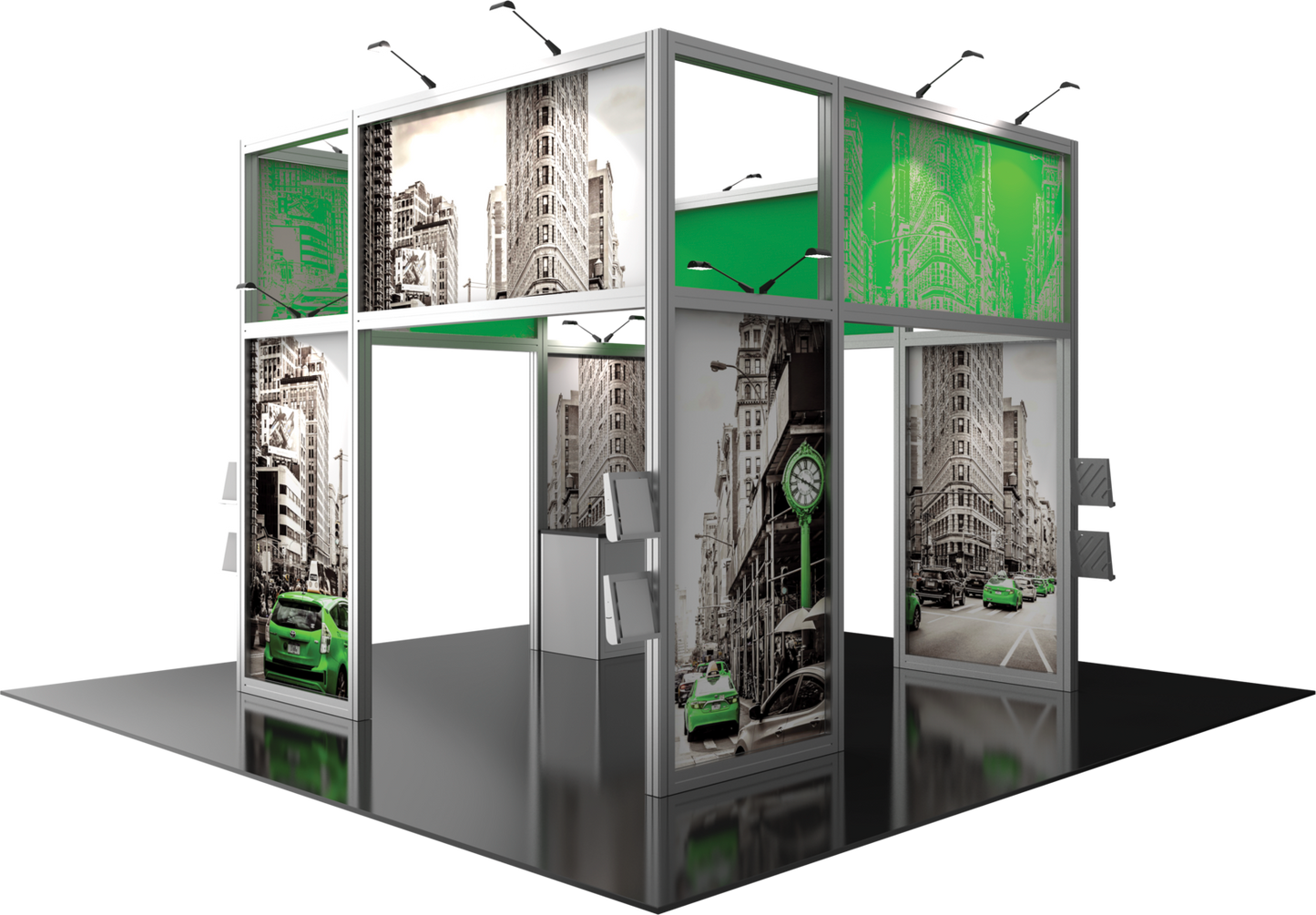 20ft x 20ft Hybrid Pro Modular Island Kit 18 (Graphic Only)