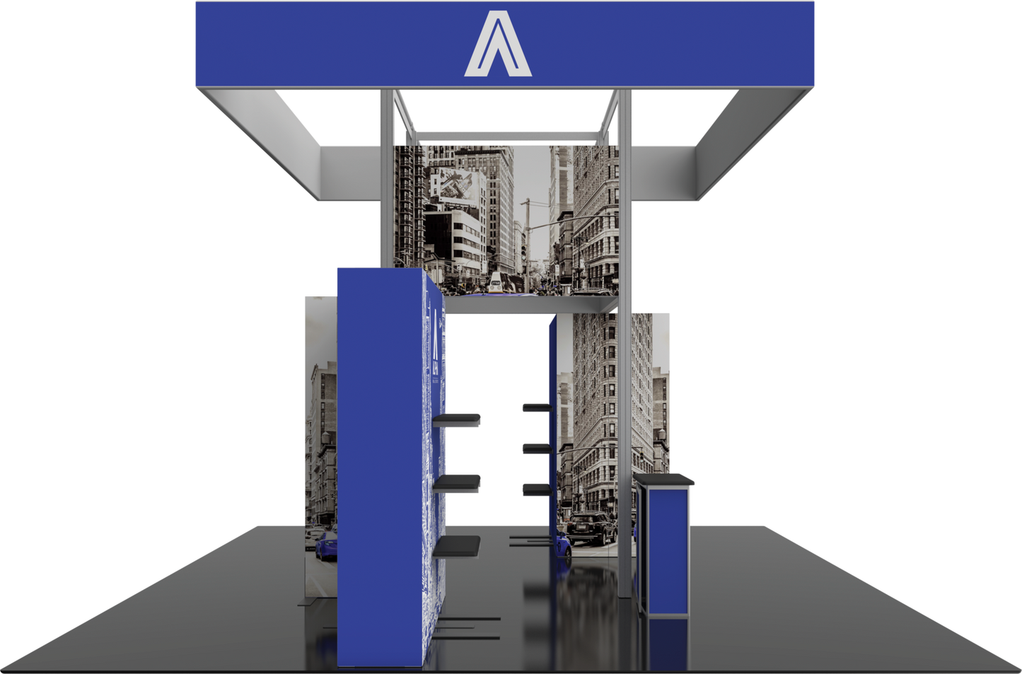 20ft x 20ft Hybrid Pro Modular Island Kit 23 (Graphic Package)