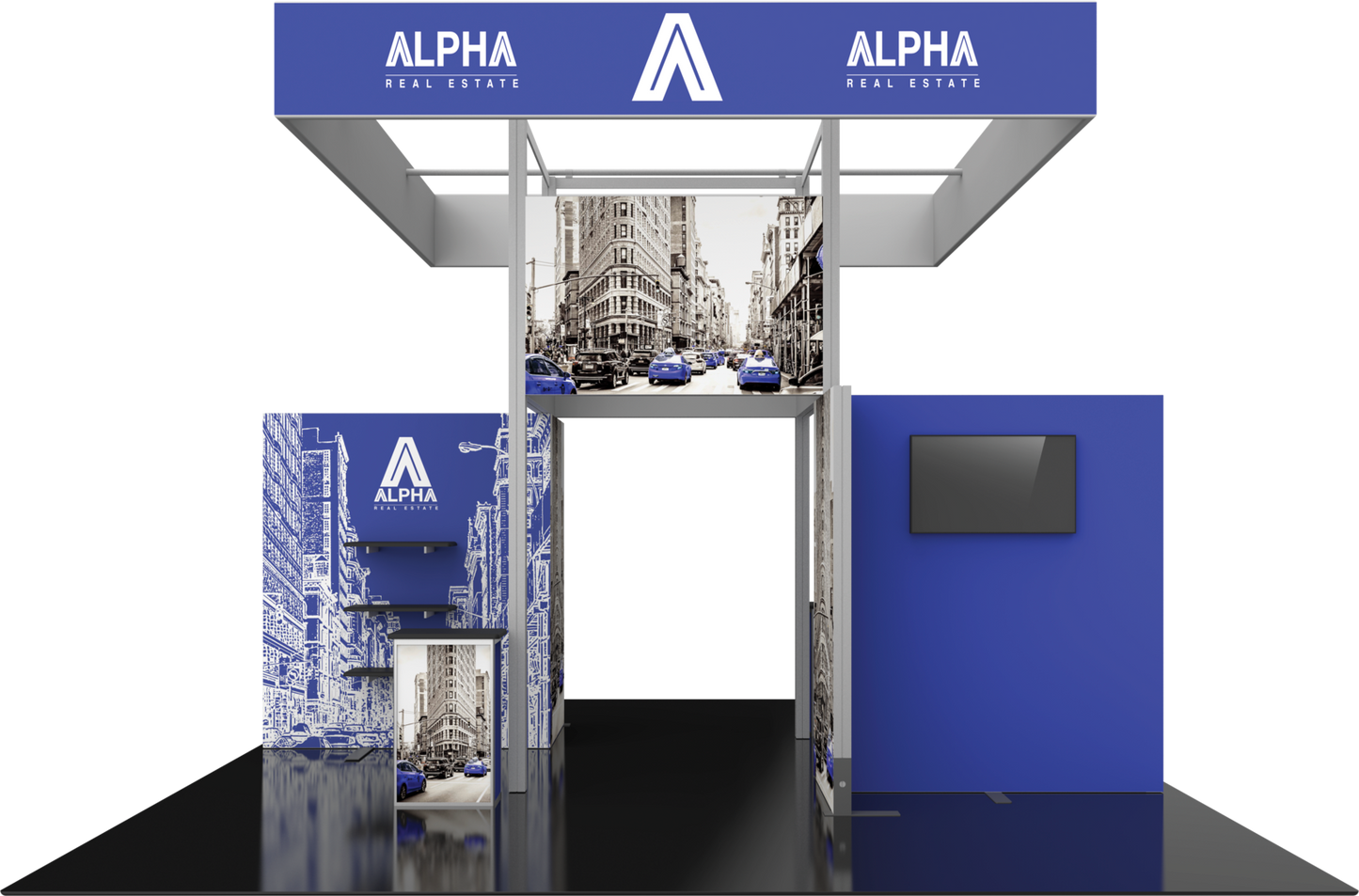 20ft x 20ft Hybrid Pro Modular Island Kit 23 (Graphic Package)