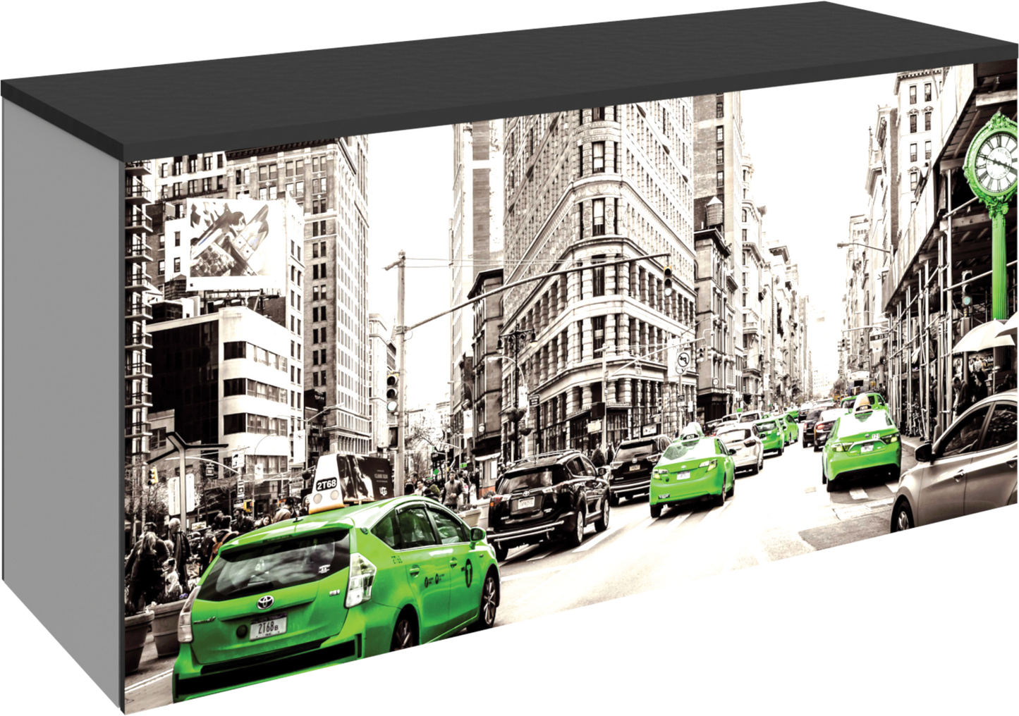 6ft x 3.5ft Hybrid Pro Modular Counter 04 (Graphic Package)