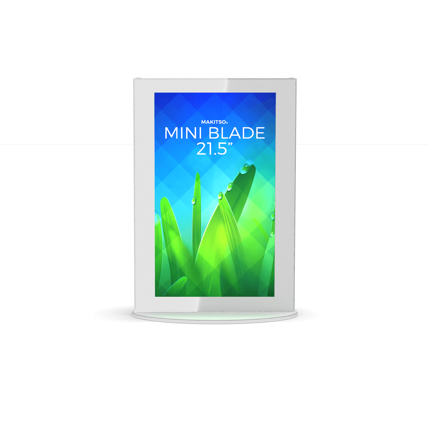 Makitso Mini Blade 21.5" 4K UHD Digital Signage Kiosk - All4Displays