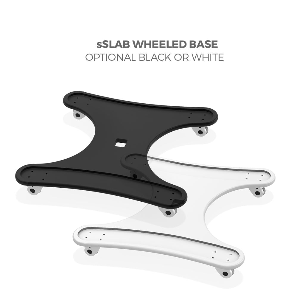 Makitso® Sslab Jr Table Higher Leg, MDF Board Base and Wheels (Set of 4) - All4Displays