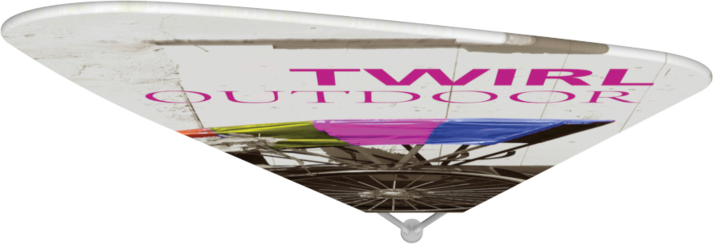 Twirl Outdoor Sign (Graphic Package)