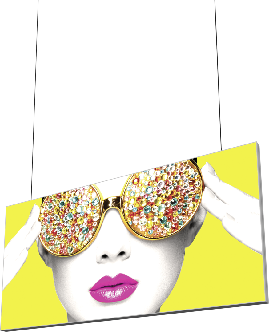 10ft x 5ft Vector Frame Hanging Light Box Double-Sided w/ Eclipse (Graphic Only)