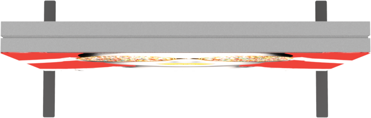 4ft x 4ft Vector Frame Light Box Square 02 Fabric Banner Display (Hardware Only)