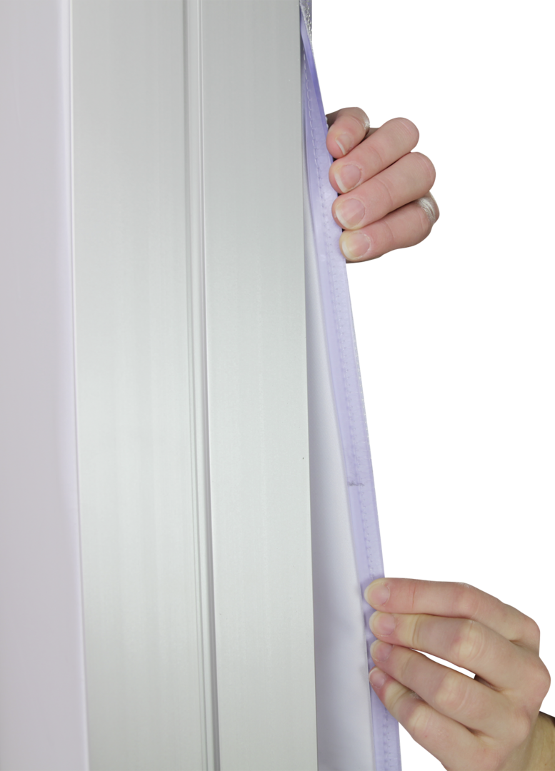 8ft x 8ft Vector Frame Light Box Square 04 Fabric Banner Display Single-Sided (Graphic Package)