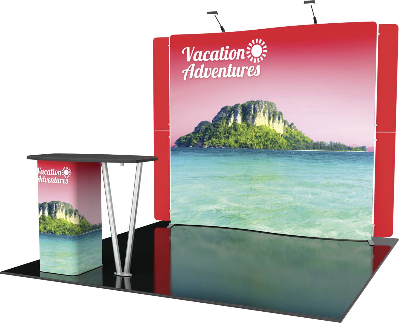 10ft x 10ft Vector Frame Master Modular Backwall Kit 10 (Graphic Only)