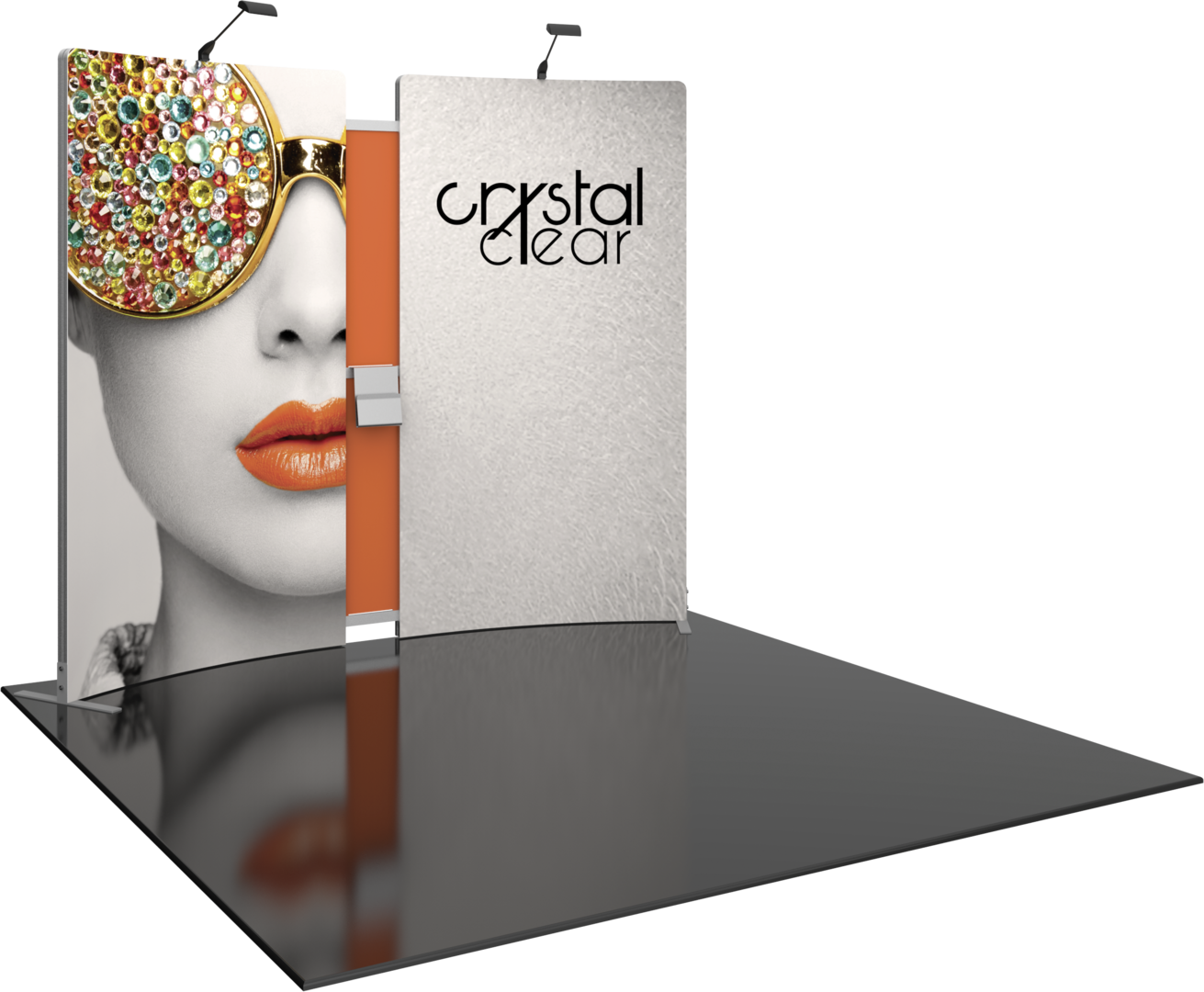 10ft x 10ft Vector Frame Master Modular Backwall Kit 11 (Graphic Package)