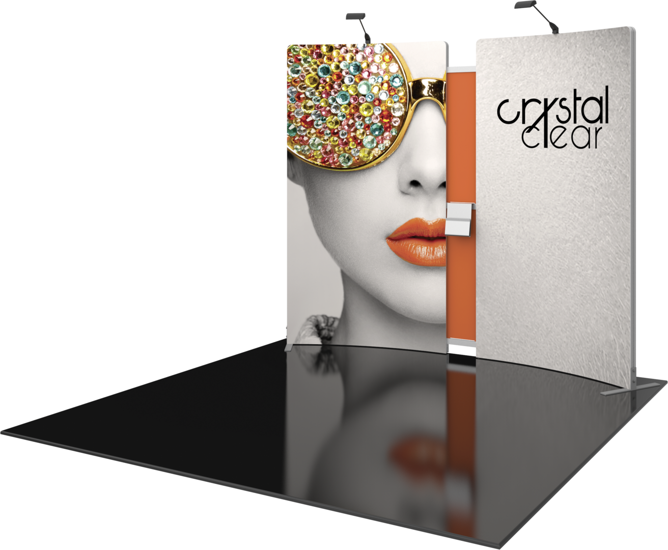 10ft x 10ft Vector Frame Master Modular Backwall Kit 11 (Graphic Package)