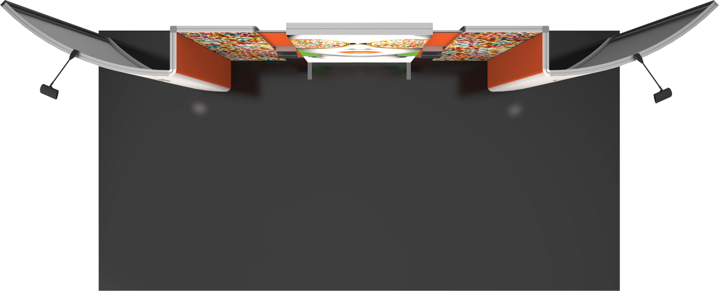 20ft x 10ft Vector Frame Master Modular Backwall Kit 19A (Graphic Only)