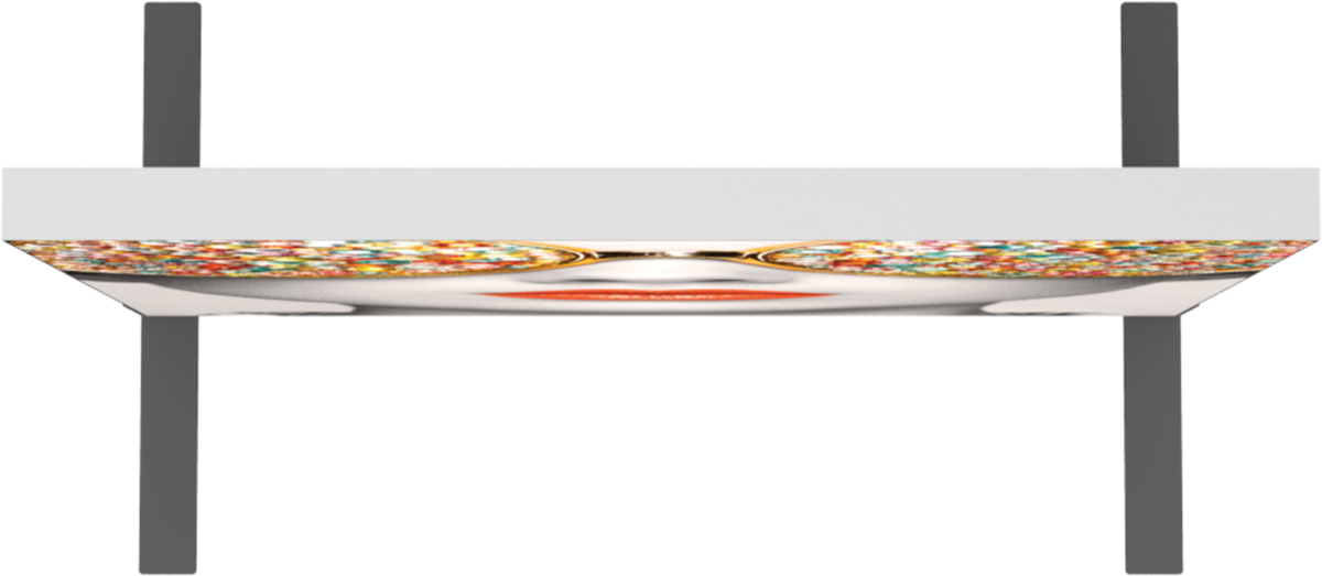 3ft x 3ft Vector Frame Square 01 Fabric Banner Display