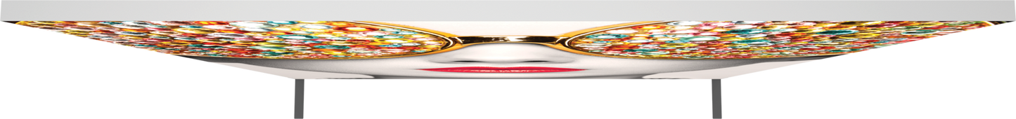 8ft x 8ft Vector Frame Square 04 Fabric Banner Display Double-Sided Eclipse Blockout (Graphic Package)