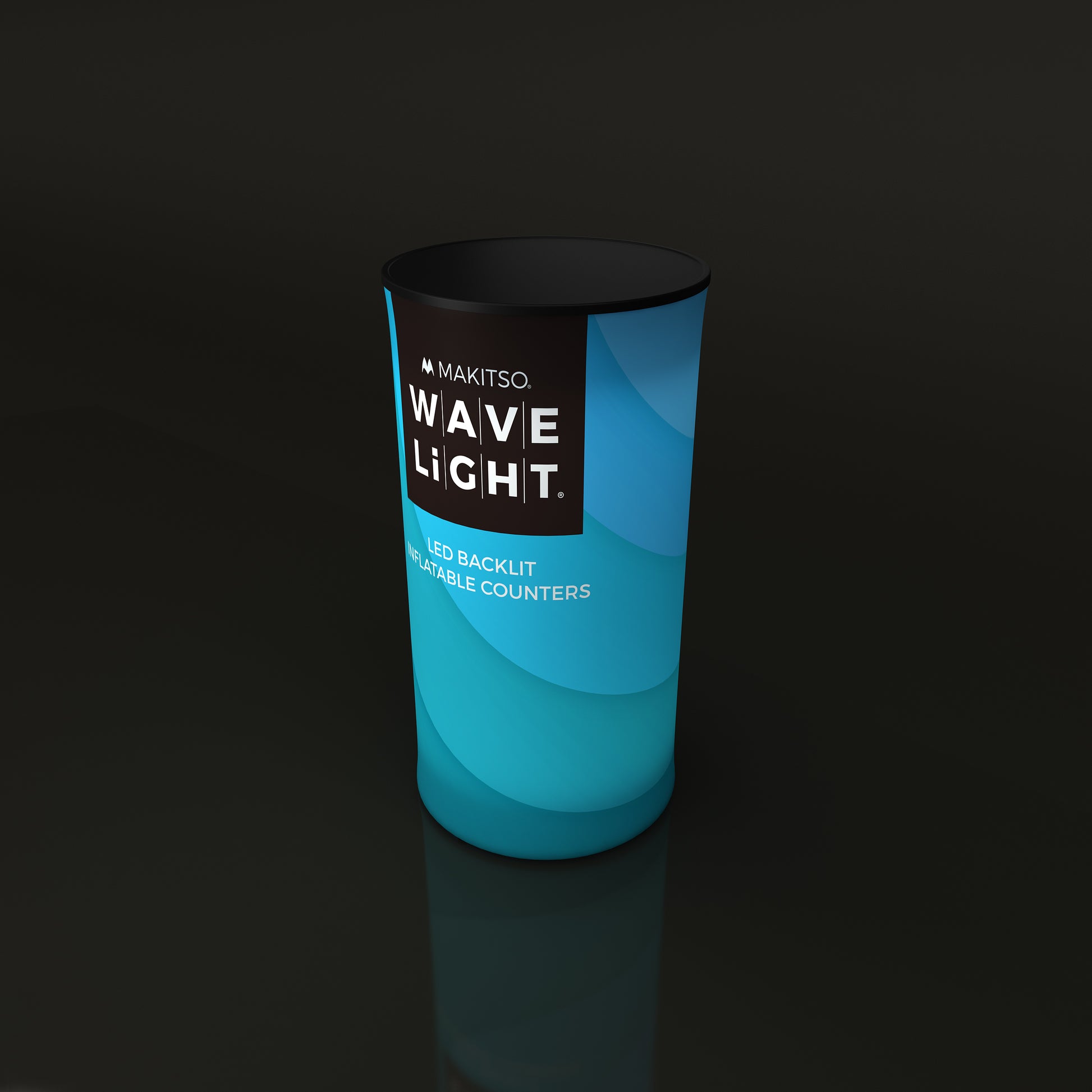 compact LED fabric tower