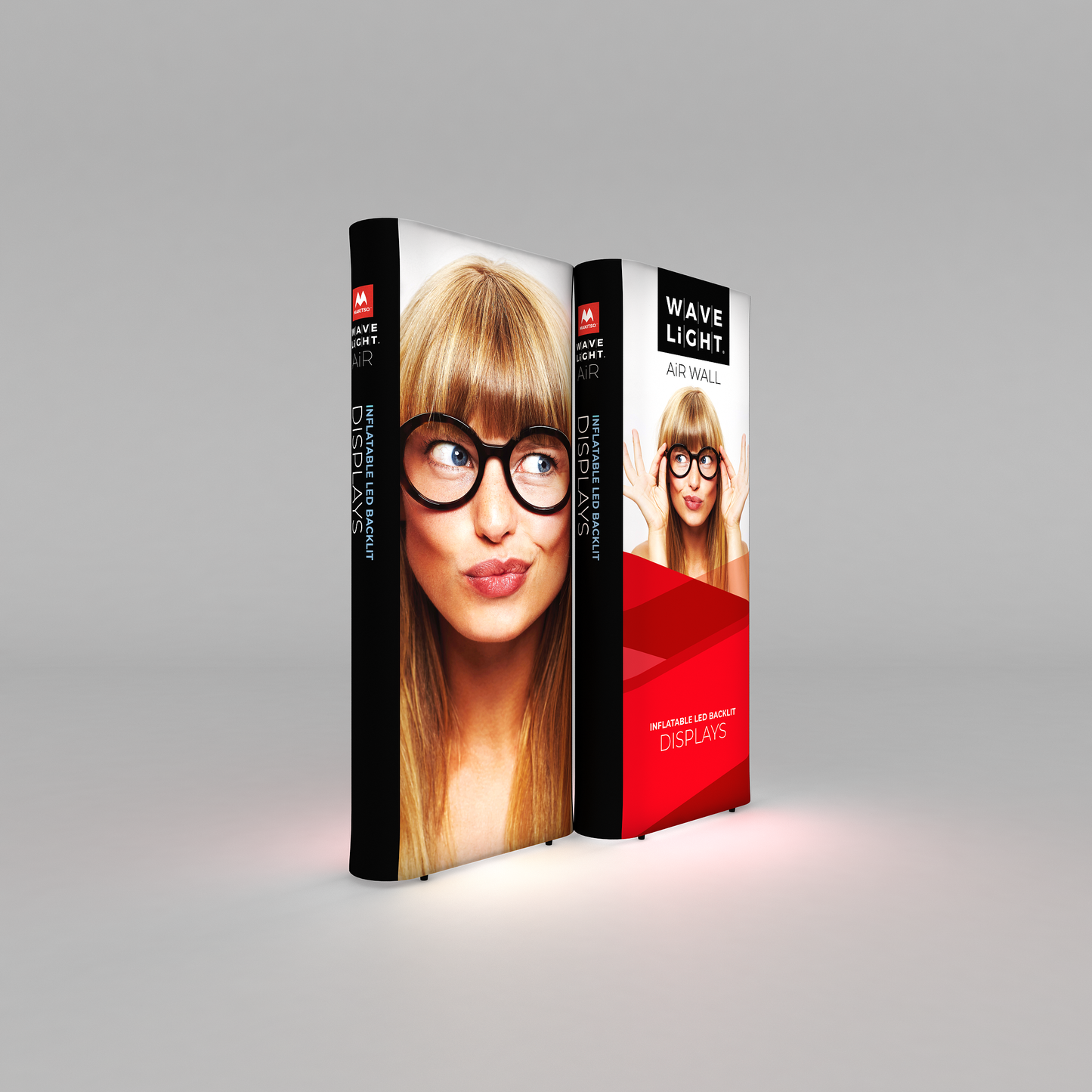 3ft x 8ft Wavelight Air Wall (Graphic Package)