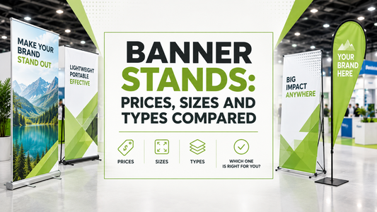 Banner Stands: Prices, Sizes and Types Compared