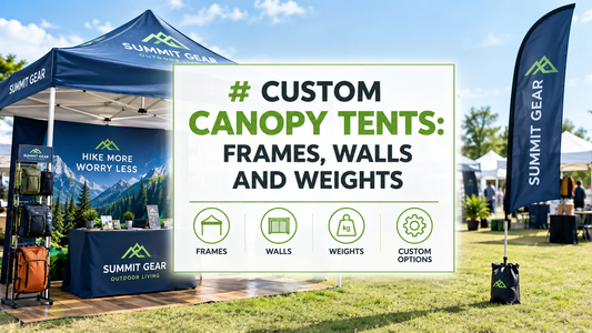 Custom Canopy Tents: Frames, Walls and Weights