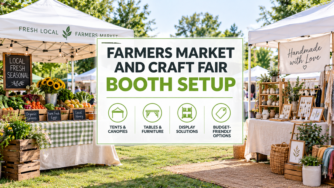 Farmers Market and Craft Fair Booth Setup