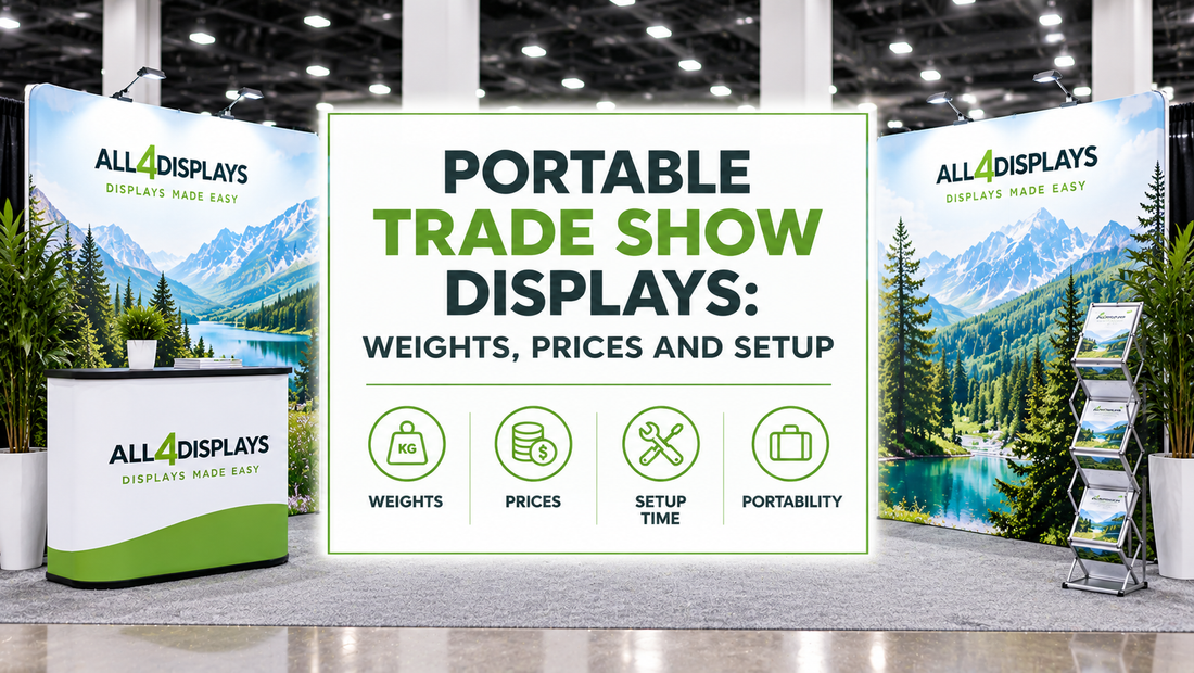 Portable Trade Show Displays: Weights, Prices and Setup