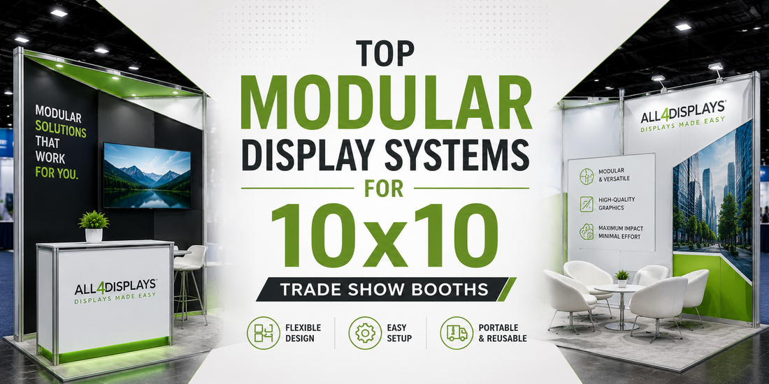 Top Modular Display Systems for 10x10 Trade Show Booths