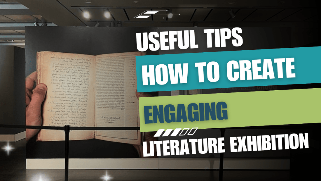 How to Create an Engaging Literature Exhibition with Effective Display Stands - All4Displays