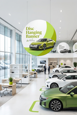 Disc Hanging Banner