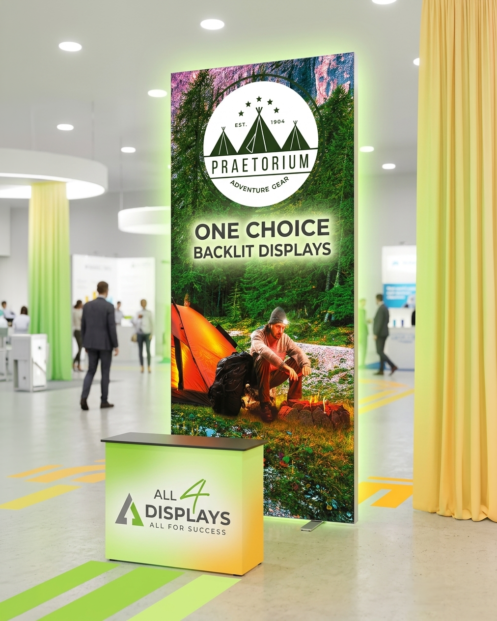 One Choice Backlit Displays: Bestsellers Here for Next Trade Show ...