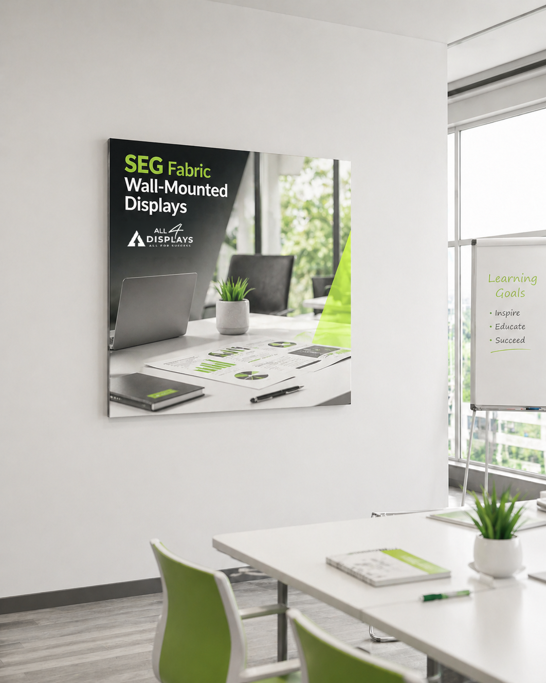 SEG Fabric Wall-Mounted Displays | SEG Wall Posters – All4Displays