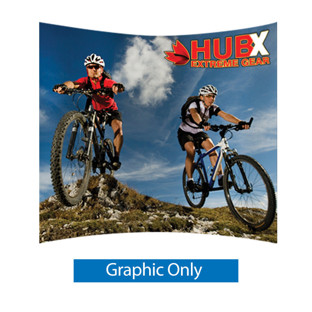 10 x 7.5 ft. RPL Fabric Pop Up Display Curved