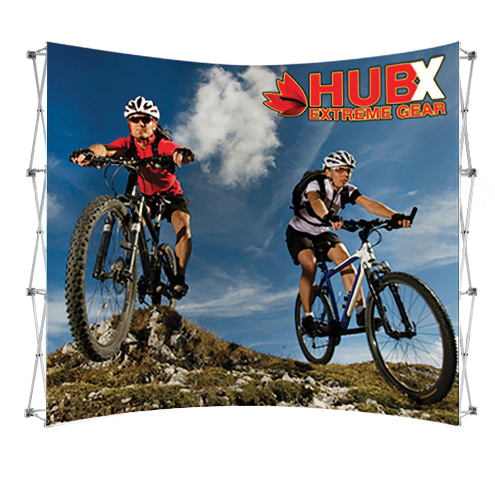10 x 7.5 ft. RPL Fabric Pop Up Display Curved