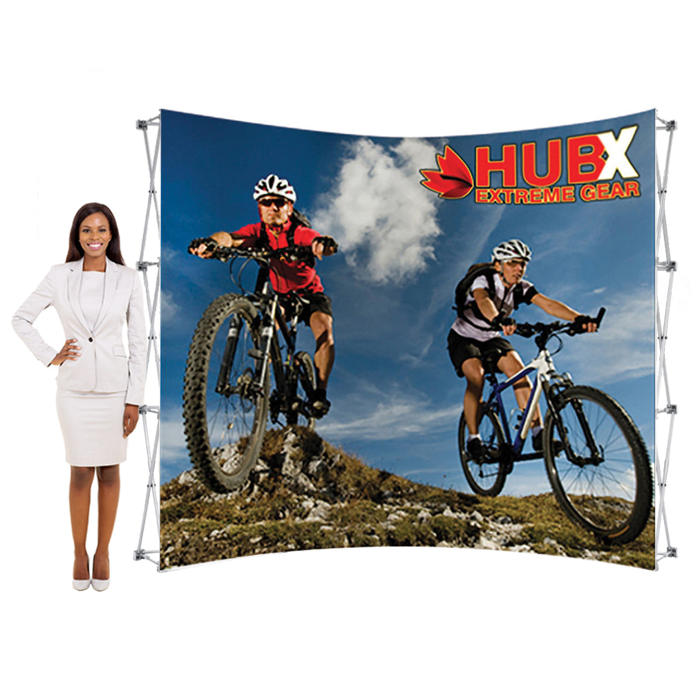 10 x 7.5 ft. RPL Fabric Pop Up Display Curved