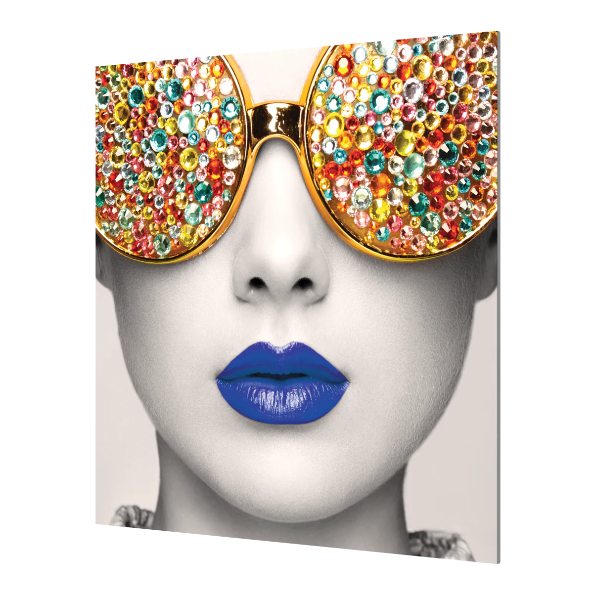 4ft x 4ft Vector Frame Edge S-04 Square Fabric Poster Display (Graphic Package)