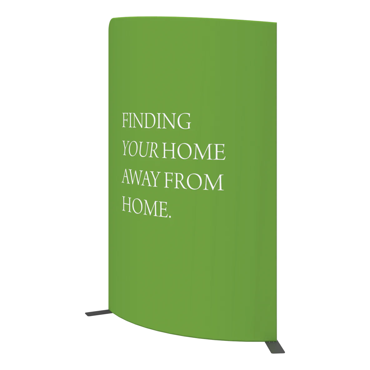 5ft x 8ft Modulate Magnetic Frame Banner 02 Convex w/ Rounded Left/Right Corner (Graphic Package)