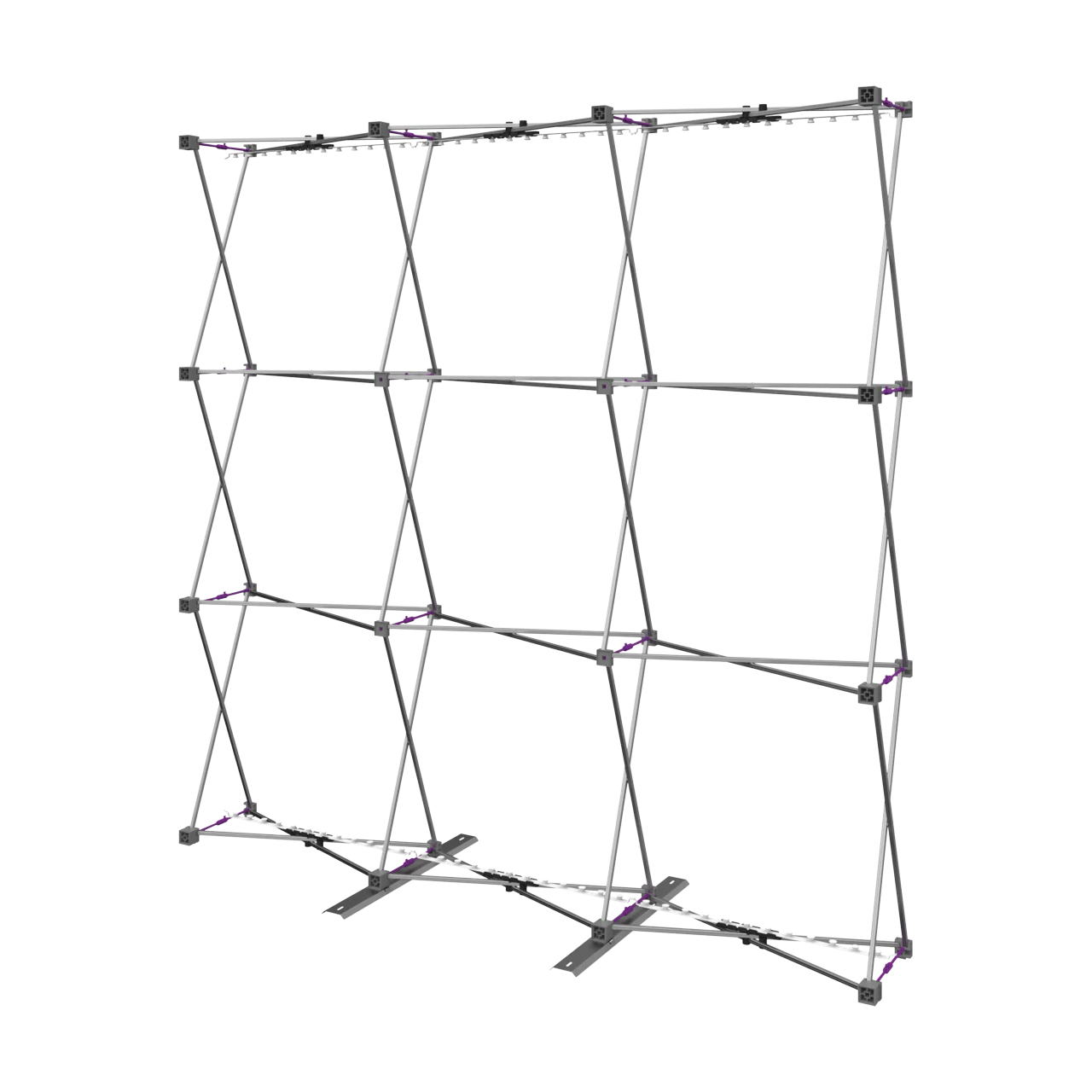 8ft x 8ft Hopup Backlit Straight Tension Fabric Display (Hardware Only)