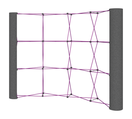10ft (4x3) Coyote Curved Frame w/Fabric End Cap Kit (Fabric Package)