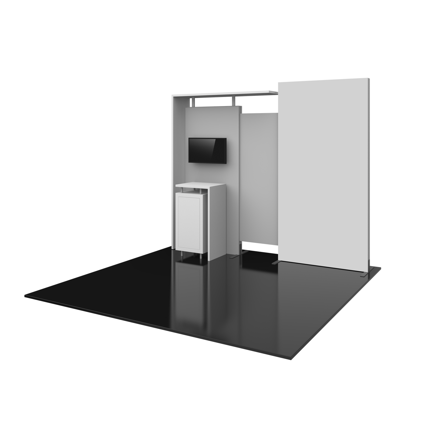 10ft x 10ft Hybrid Pro Modular Backwall Kit 03