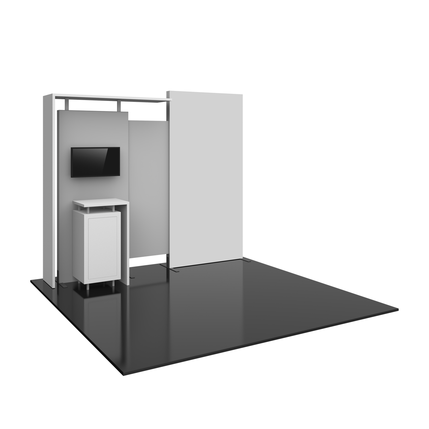 10ft x 10ft Hybrid Pro Modular Backwall Kit 03