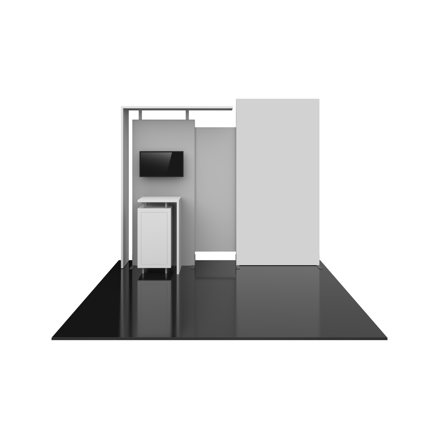 10ft x 10ft Hybrid Pro Modular Backwall Kit 03