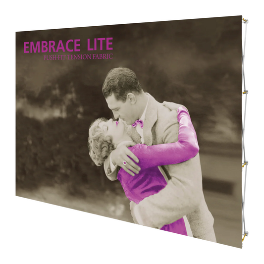 10ft x 8ft Lite Embrace Push-Fit Tension Fabric Display Graphic Replacement (w/o End Caps Graphic Only)
