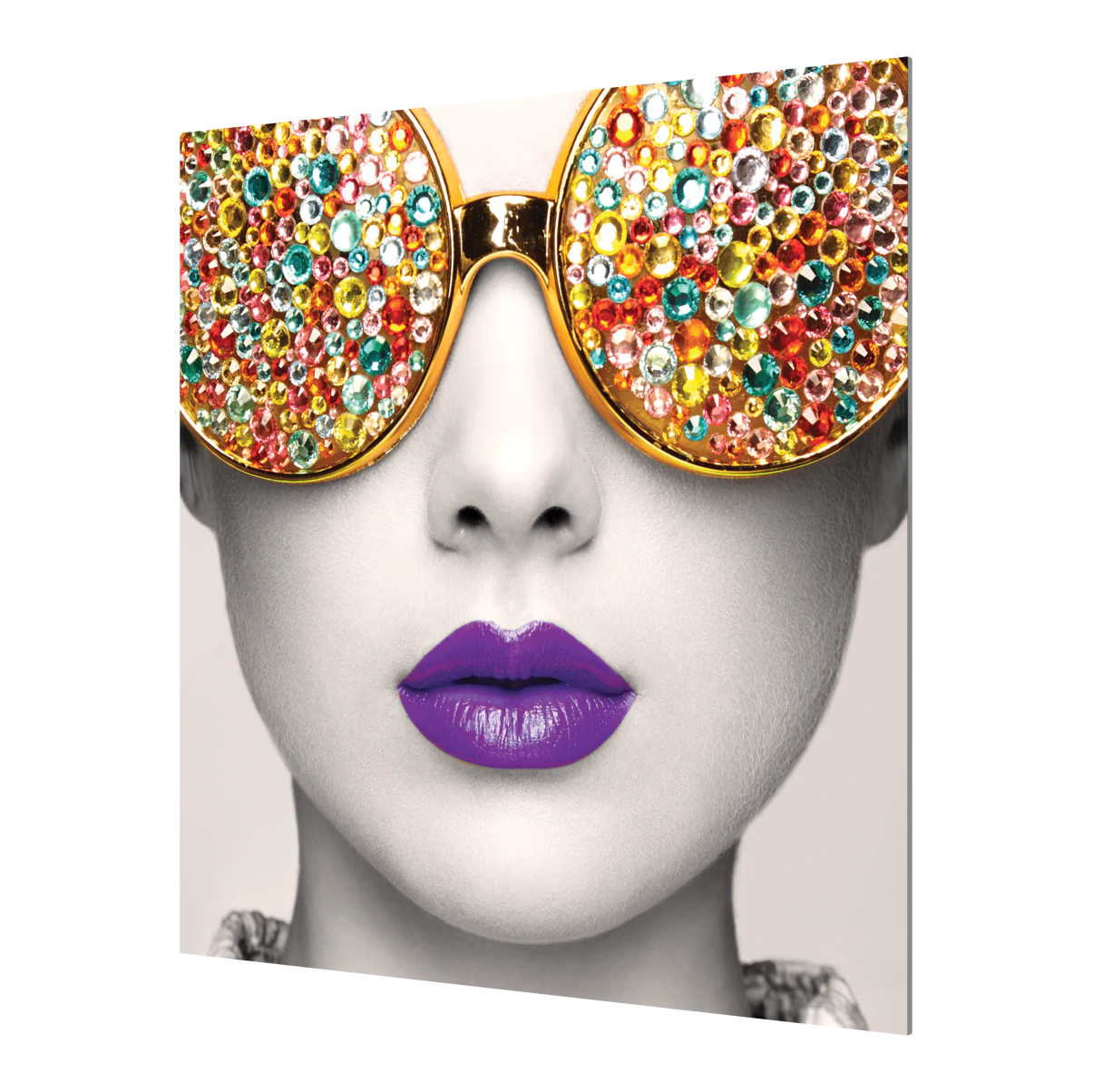 5ft x 5ft Vector Frame Edge S-05 Square Fabric Poster Display (Graphic Package)