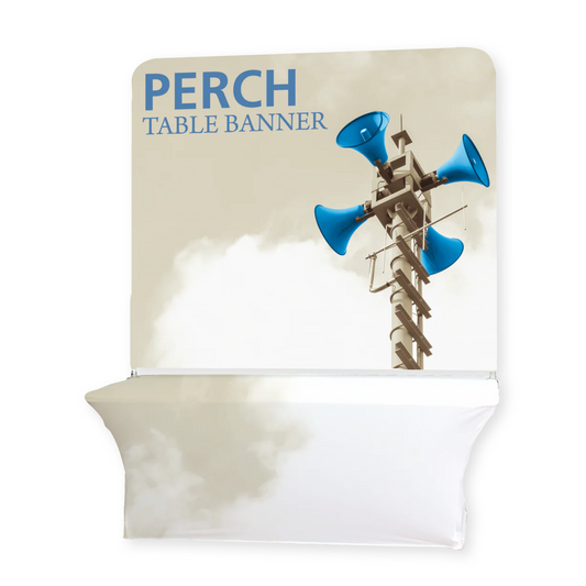 6ft Perch Table Pole Banner Display (Tall Graphic Package)